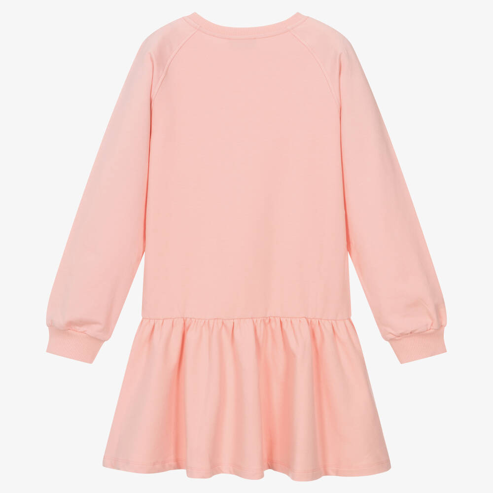 Moschino Kid-Teen-Teen Girls Ivory Cotton Teddy Bear Dress | Childrensalon Outlet