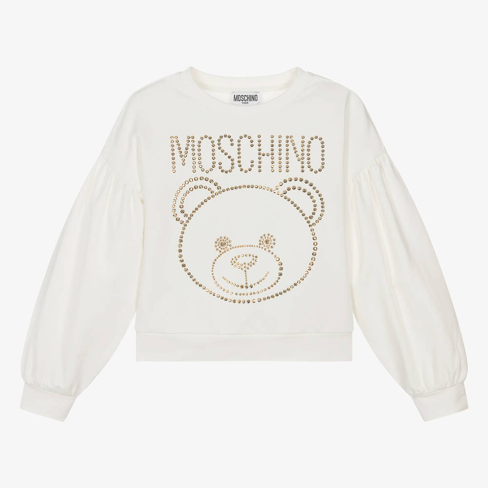 Moschino studded sweatshirt 2025