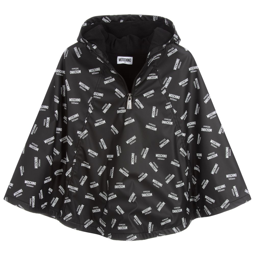 Moschino Kid-Teen-Teen Girls Logo Rain Cape | Childrensalon Outlet