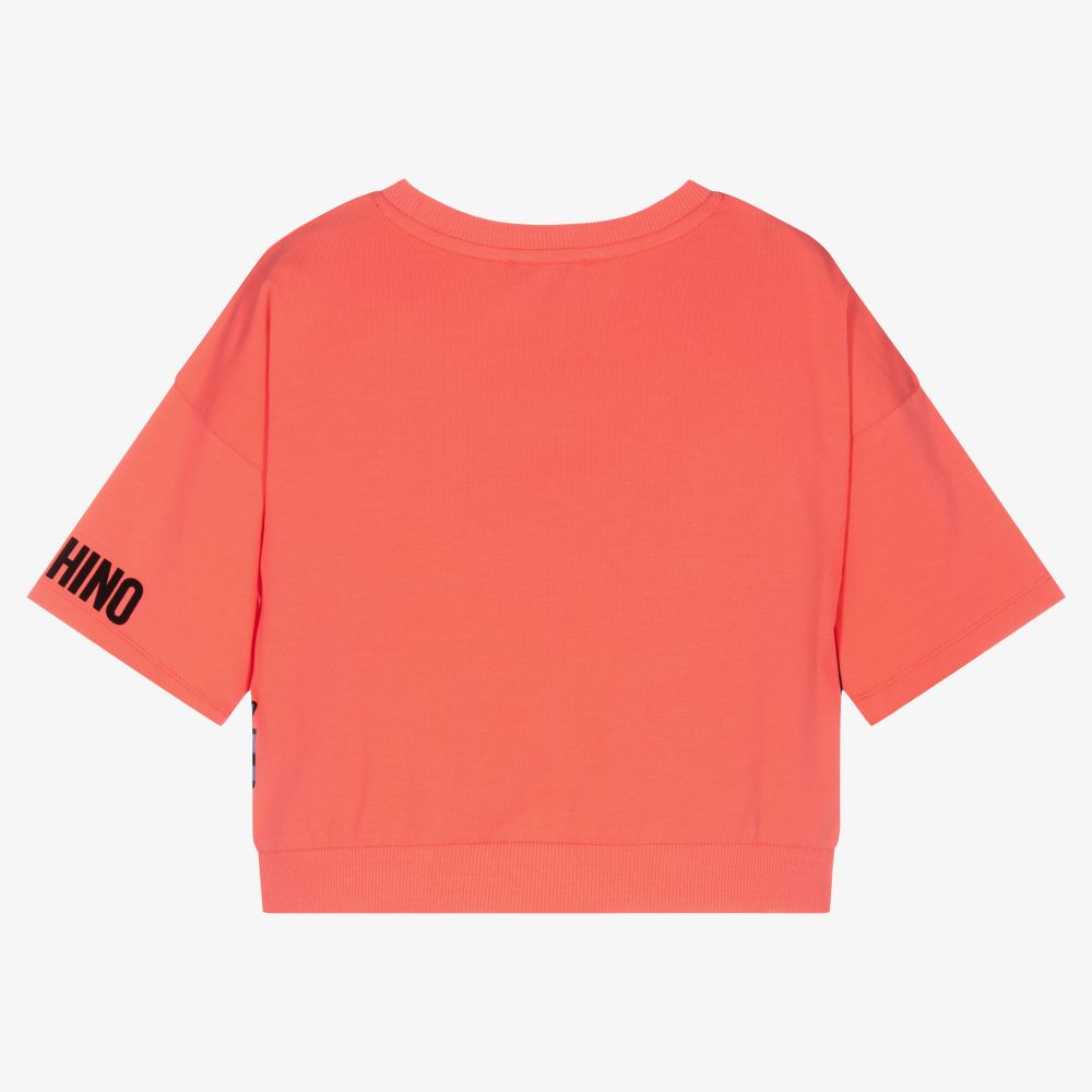 Moschino Kid-Teen-Teen Girls Pink Bear T-Shirt | Childrensalon Outlet