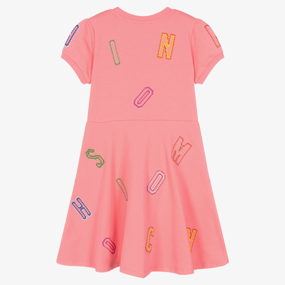 Moschino Кид-Тин-Розовое платье из джерси | Childrensalon Outlet