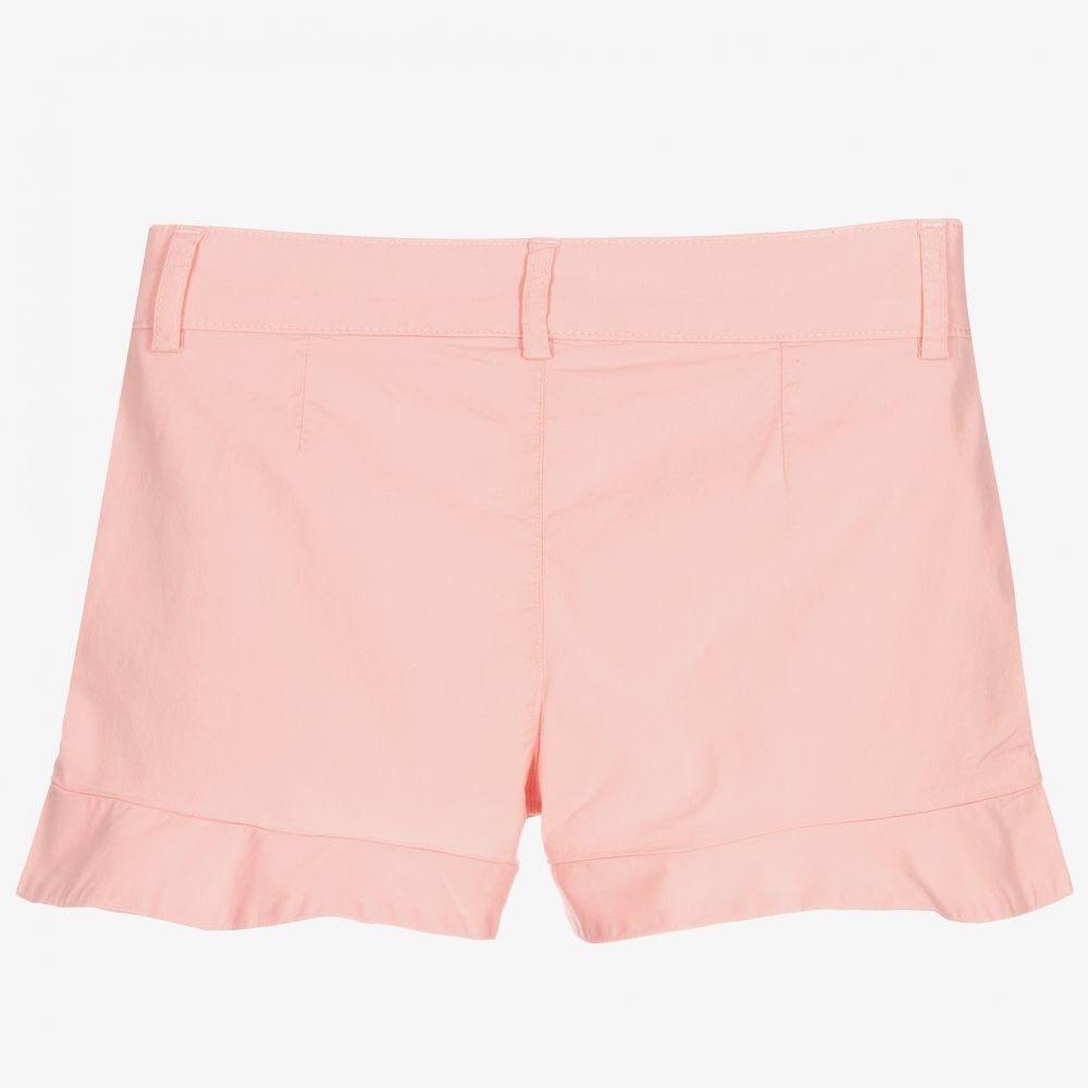 Moschino Kid-Teen-شورت تينز بناتي قطن بوبلين لون زهري | Childrensalon Outlet