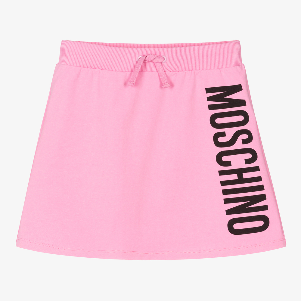 Moschino Kid-Teen - Teen Girls Pink Logo Skirt | Childrensalon