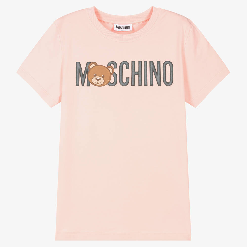 Moschino Kid-Teen - Rosa Teen T-Shirt für Mädchen | Childrensalon