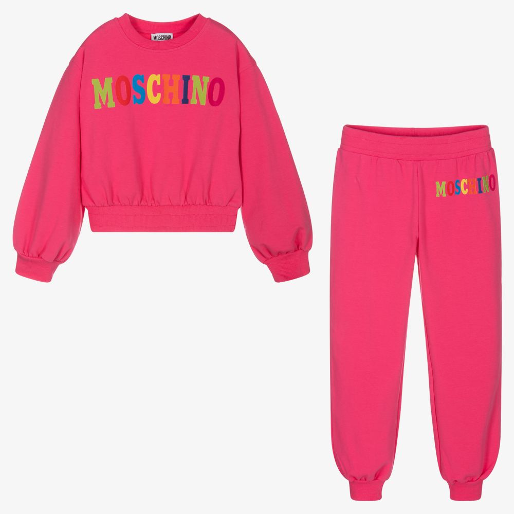 Girls moschino tracksuit hotsell