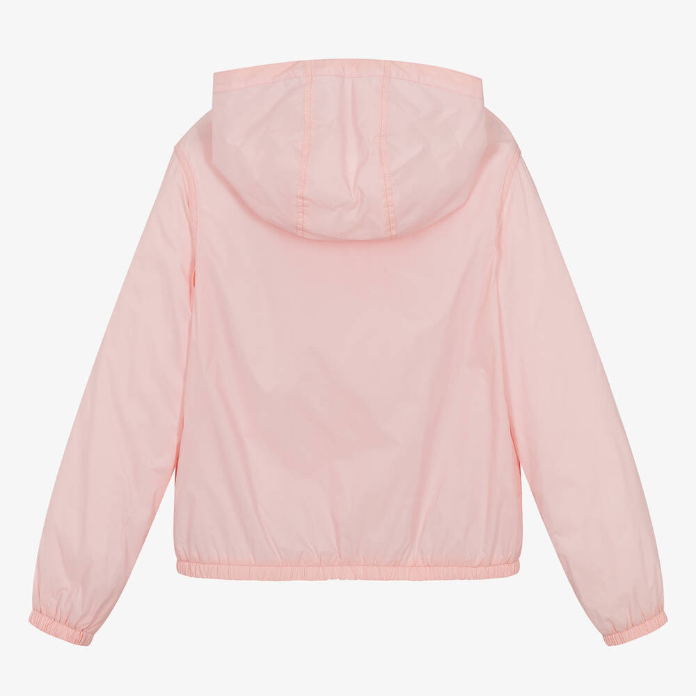 Moschino Teen Girls Pink Teddy Bear Hooded Jacket Childrensalon Outlet