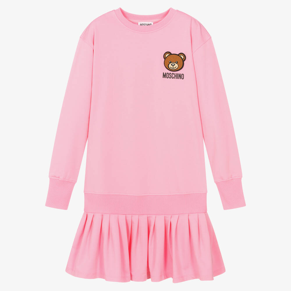 Moschino Kid-Teen - Teen Girls Pink Teddy Dress | Childrensalon