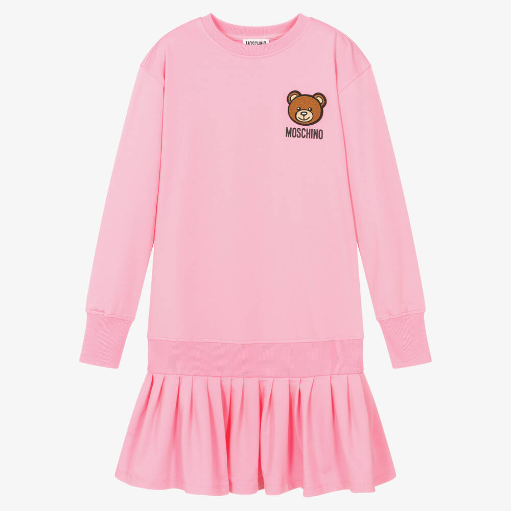 Moschino Kid-Teen - Rosa Teen Teddykleid (M) | Childrensalon