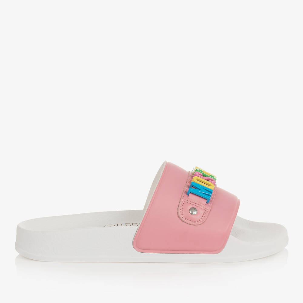 Moschino pink sliders clearance