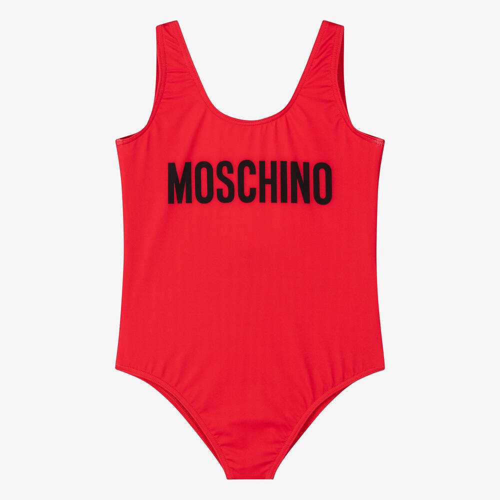 Moschino Kid-Teen-Teen Girls Red Swimsuit | Childrensalon Outlet