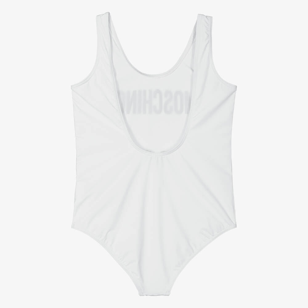 Moschino white swimsuit online