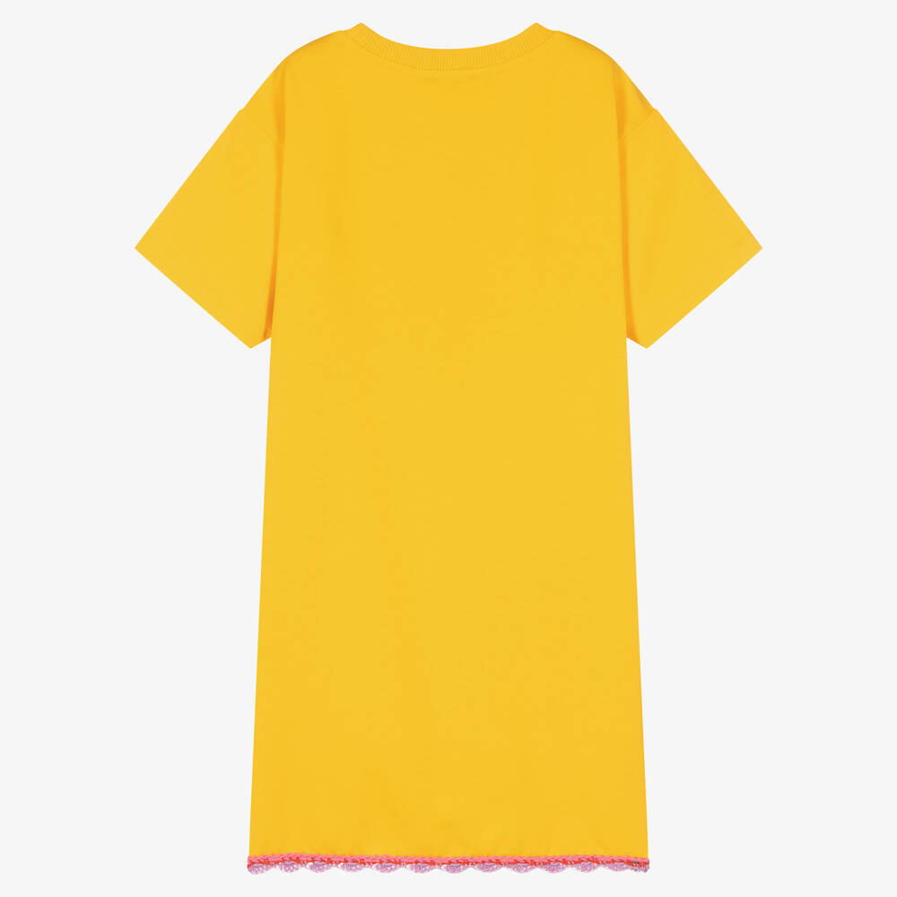 Moschino Кид-Тин-Желтое платье для подростков | Childrensalon Outlet