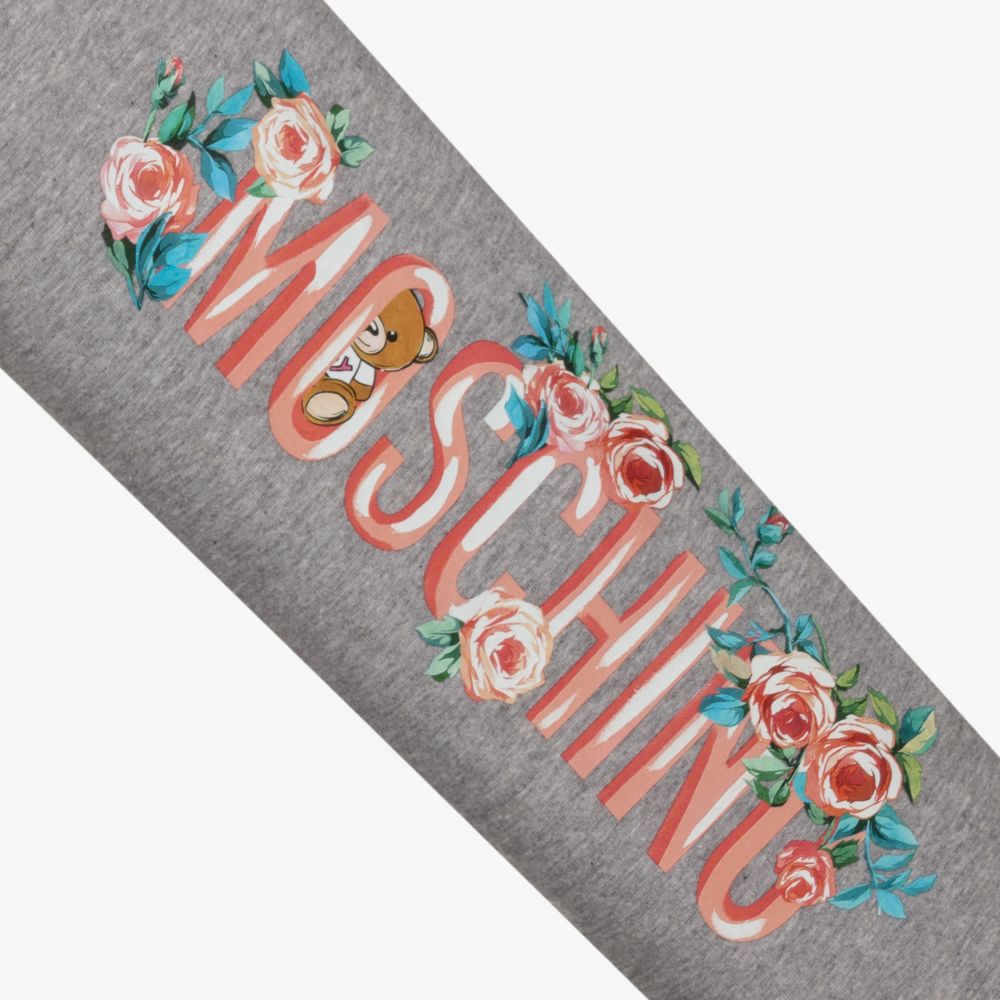 Moschino Кид-Тин-Серые легинсы для подростков | Childrensalon Outlet