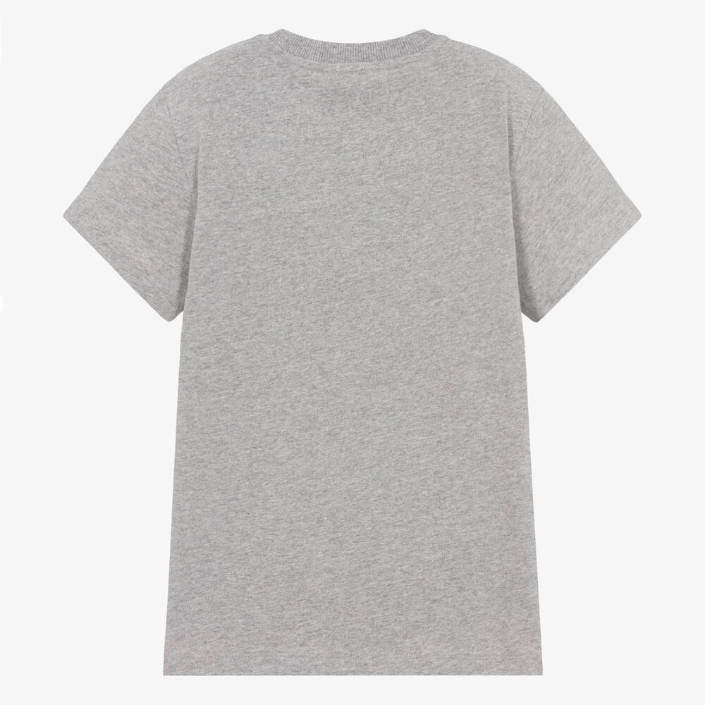 Moschino Kid-Teen-Teen Grey Mountain Teddy Bear T-Shirt | Childrensalon Outlet