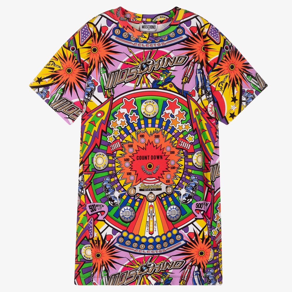 Moschino Kid-Teen - Teen Multicolour Pinball Dress | Childrensalon