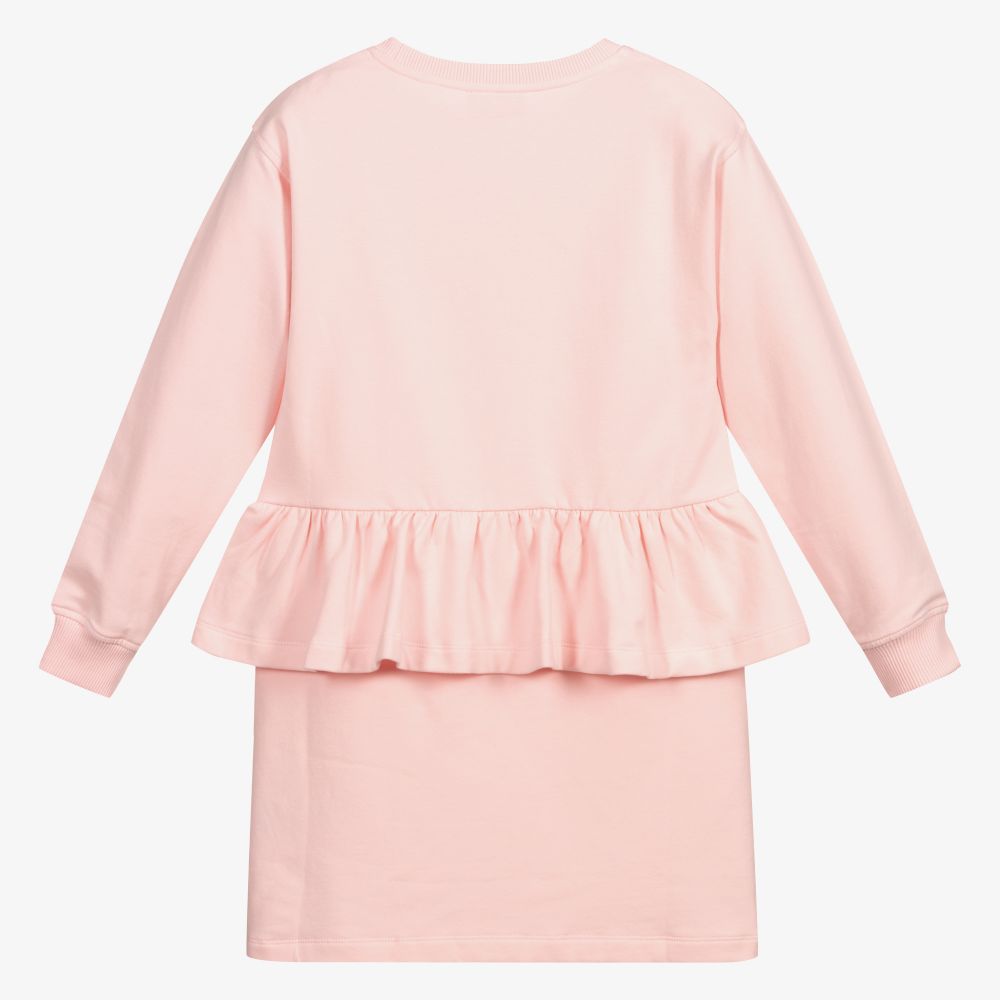 Moschino Kid-Teen-Teen Pink Bow Dress | Childrensalon Outlet