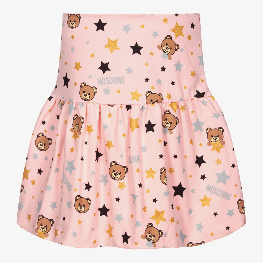 Moschino Kid-Teen - Jupe rose en coton Ado | Childrensalon