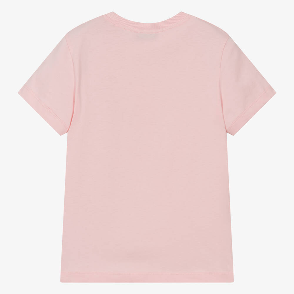 Moschino Kid-Teen-Teen Pink Cotton Teddy Bear T-Shirt | Childrensalon Outlet