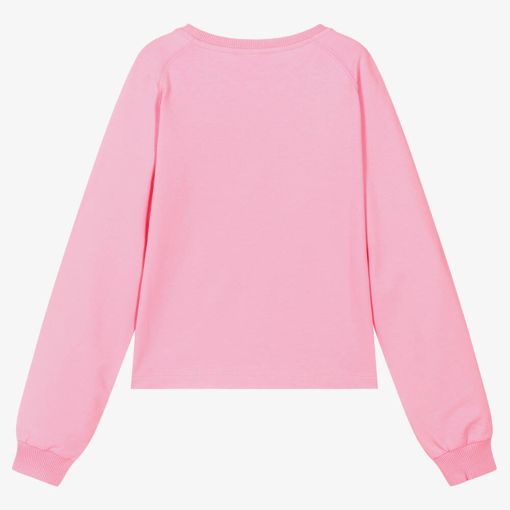 Moschino Kid-Teen-Teen Pink Teddy Sweatshirt | Childrensalon Outlet