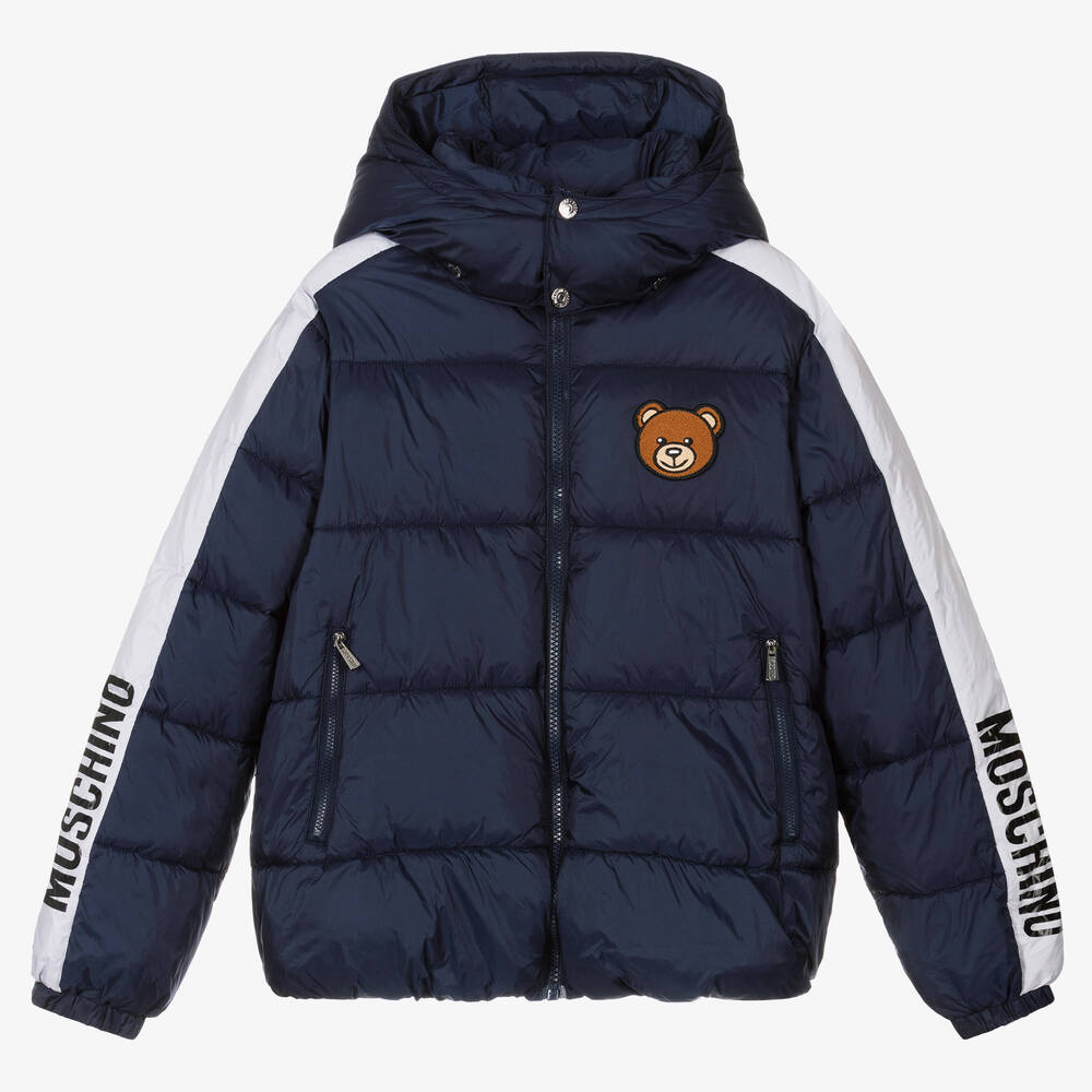 Moschino Kid-Teen - Teen Teddy Bear Puffer Jacket | Childrensalon