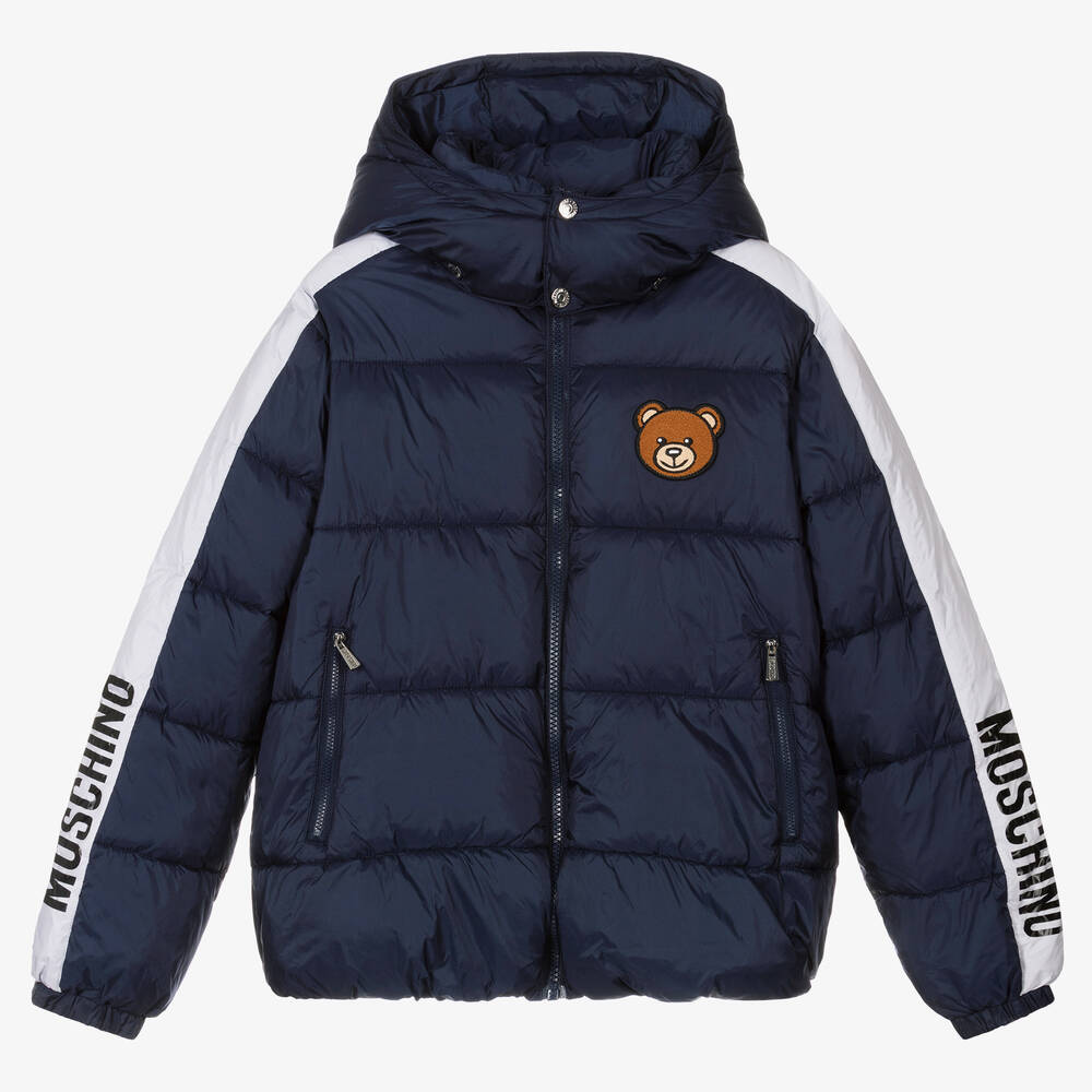 Moschino Kid-Teen - Teen Teddybär-Steppjacke | Childrensalon