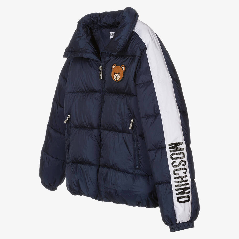 Moschino Kid Teen Teen Teddy Bear Puffer Jacket Childrensalon