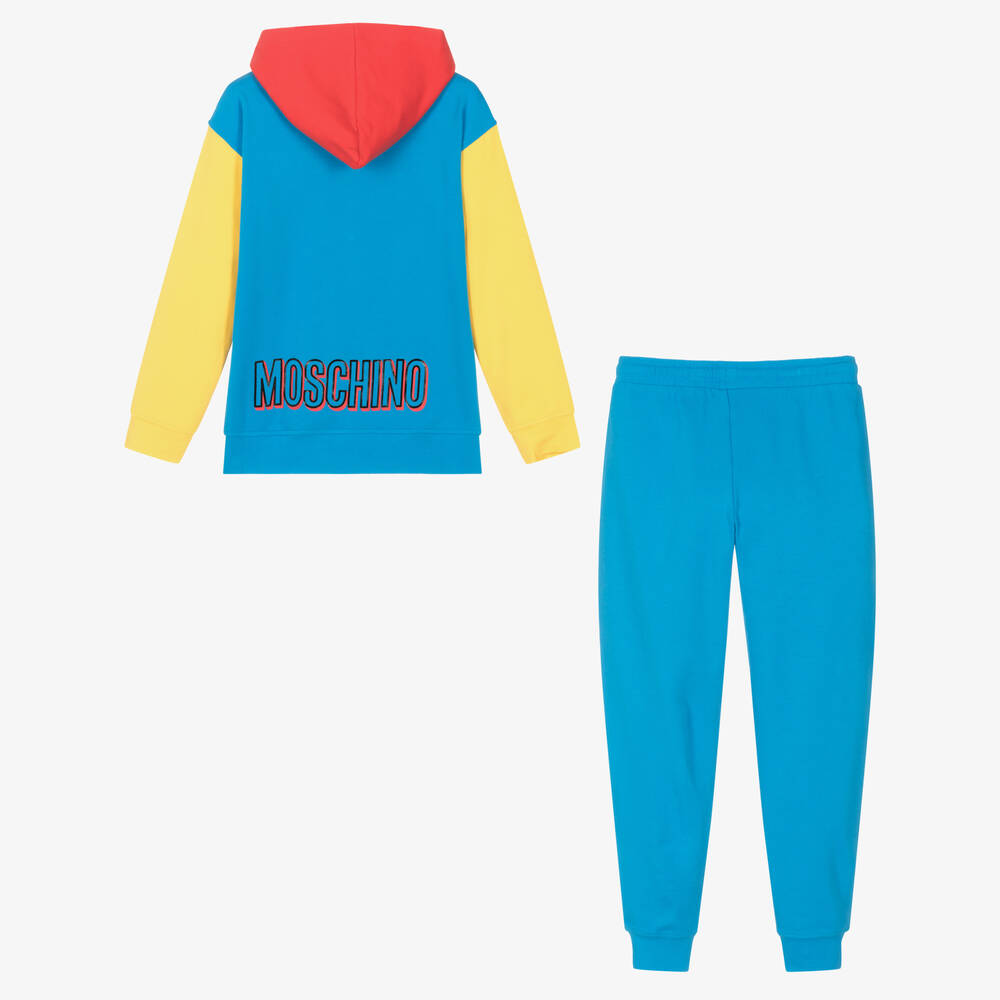 Moschino Kid Teen Teen Teddy Hooded Tracksuit Childrensalon Outlet