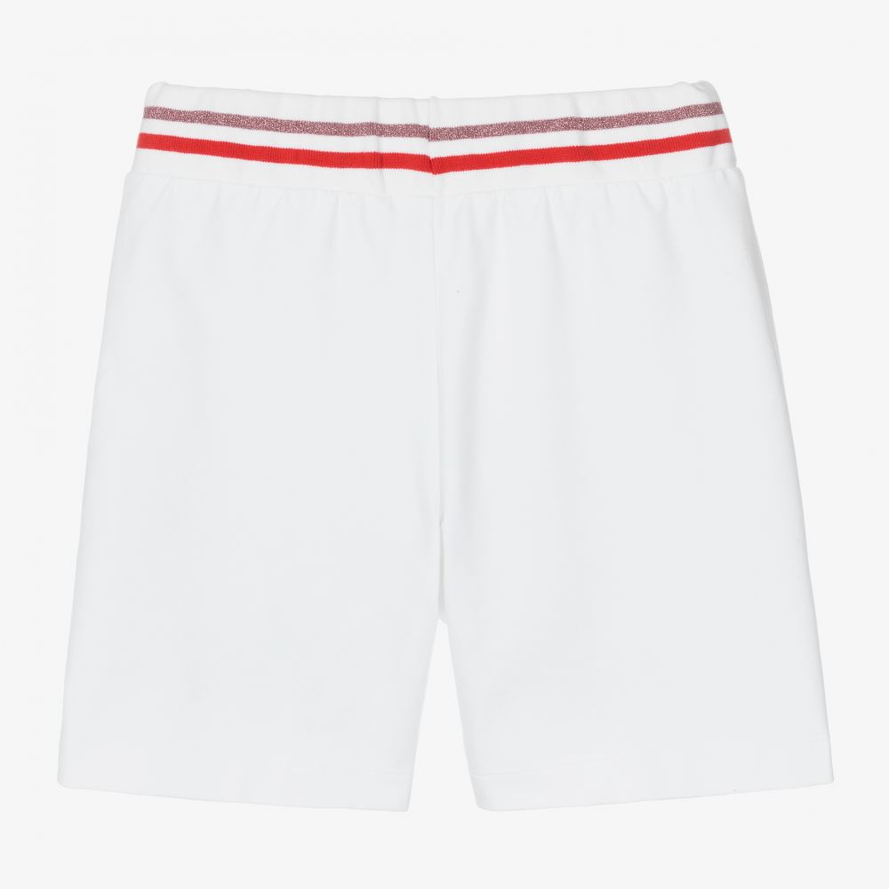 Moschino Кид-Тин-Белые шорты с медвежонком для подростков | Childrensalon Outlet