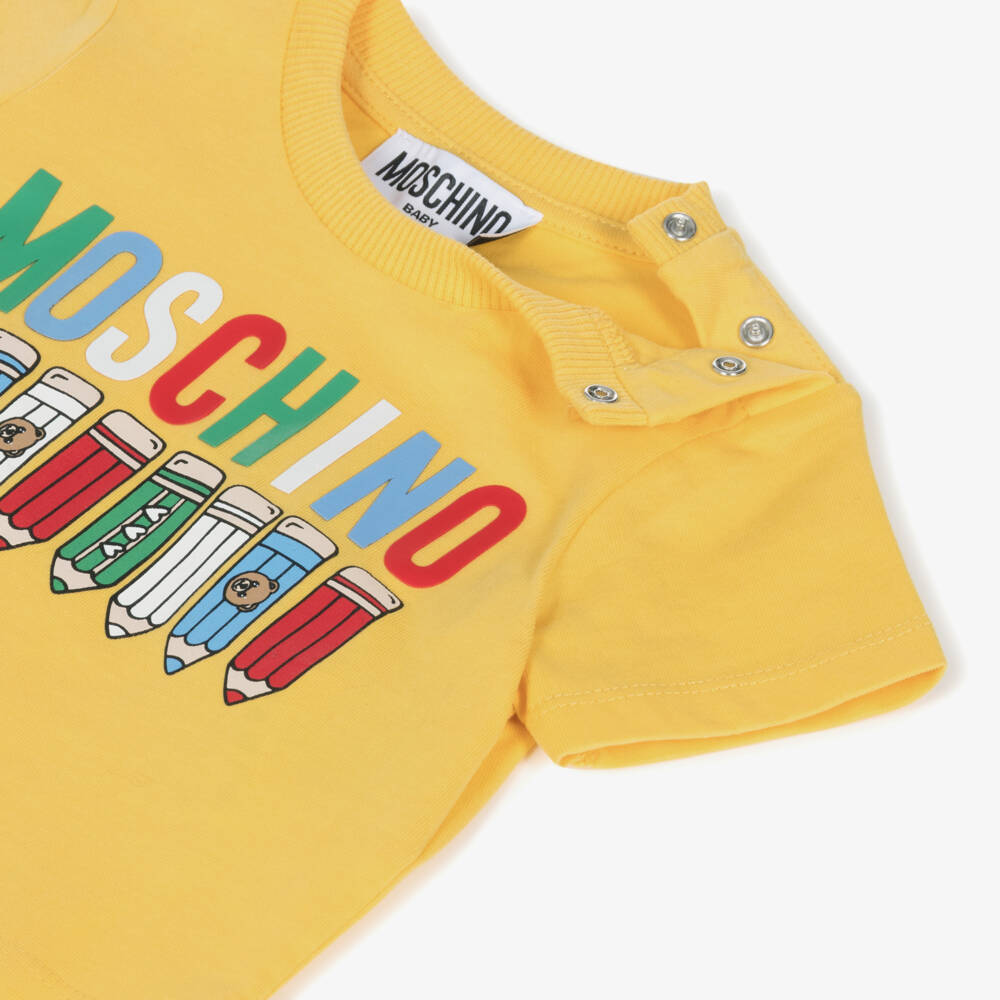 Moschino-تيشيرت قطن نابض بالحياة | Childrensalon Outlet