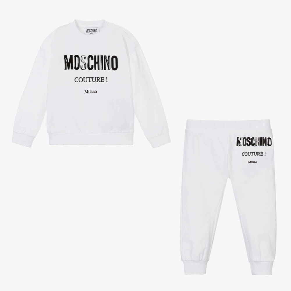 Baby white tracksuit top