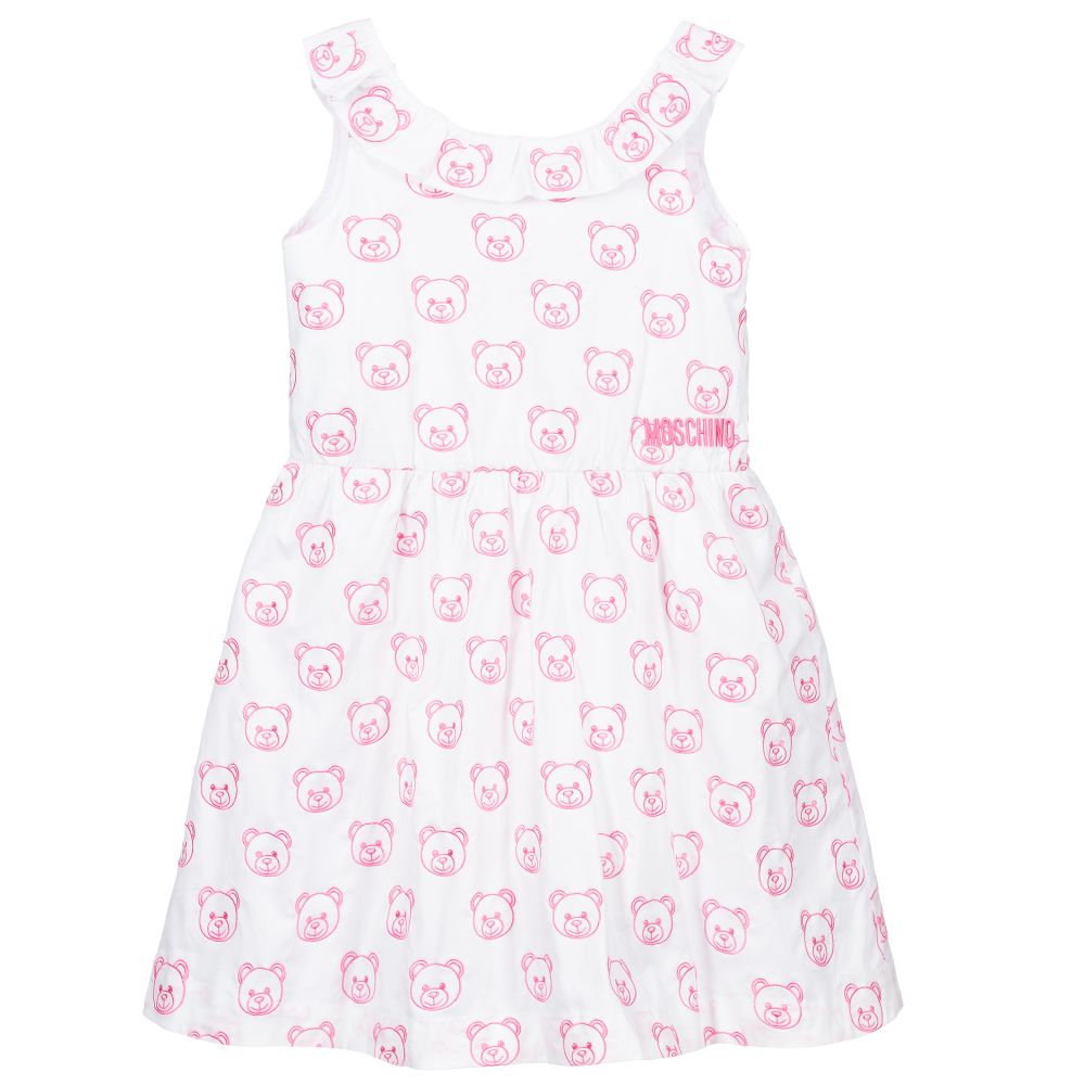 moschino white dress