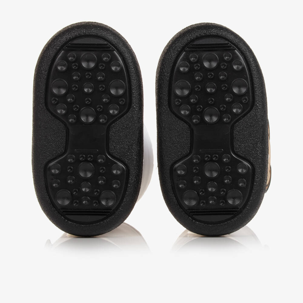 Moschino-White Teddy Bear Snow Boots | Childrensalon Outlet