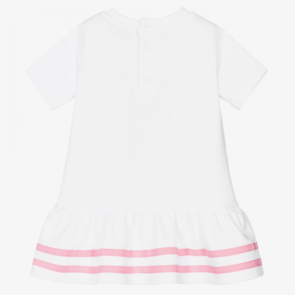 Moschino Baby-White Teddy Cheerleader Dress | Childrensalon Outlet