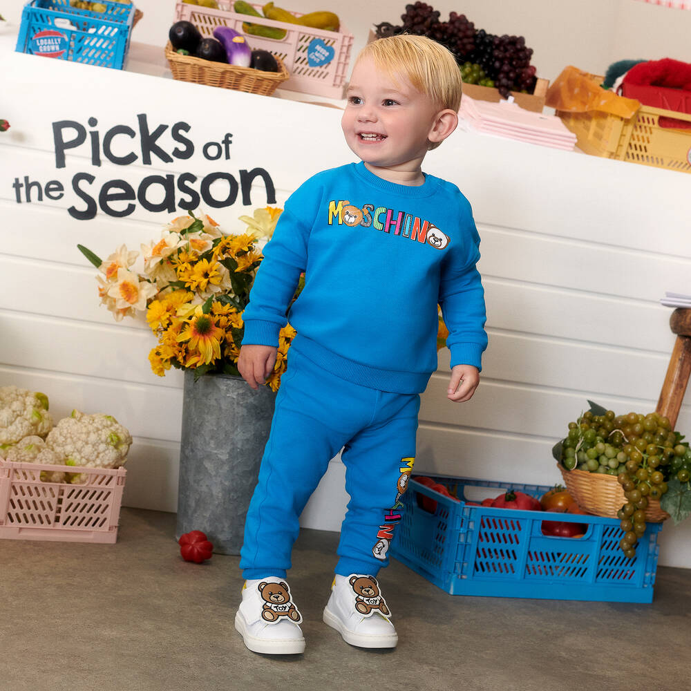 Basket discount moschino enfant