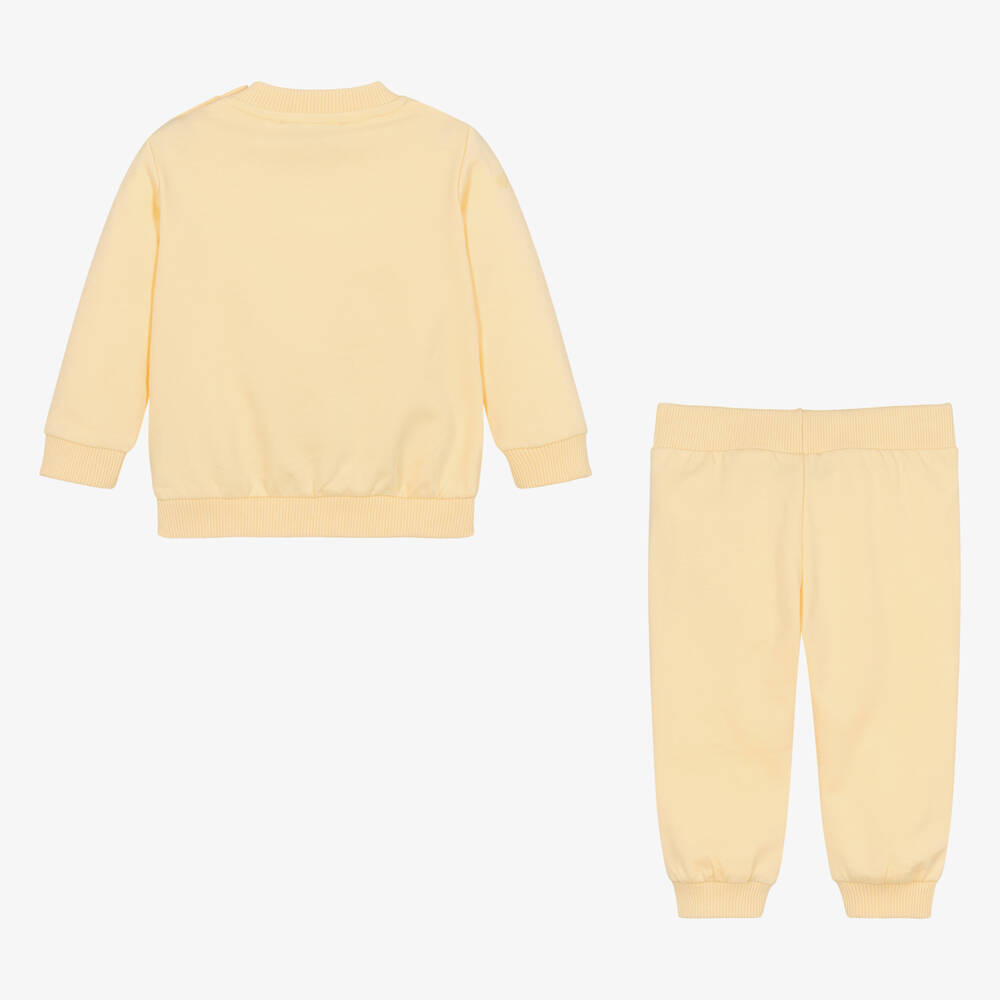Baby yellow tracksuit sale