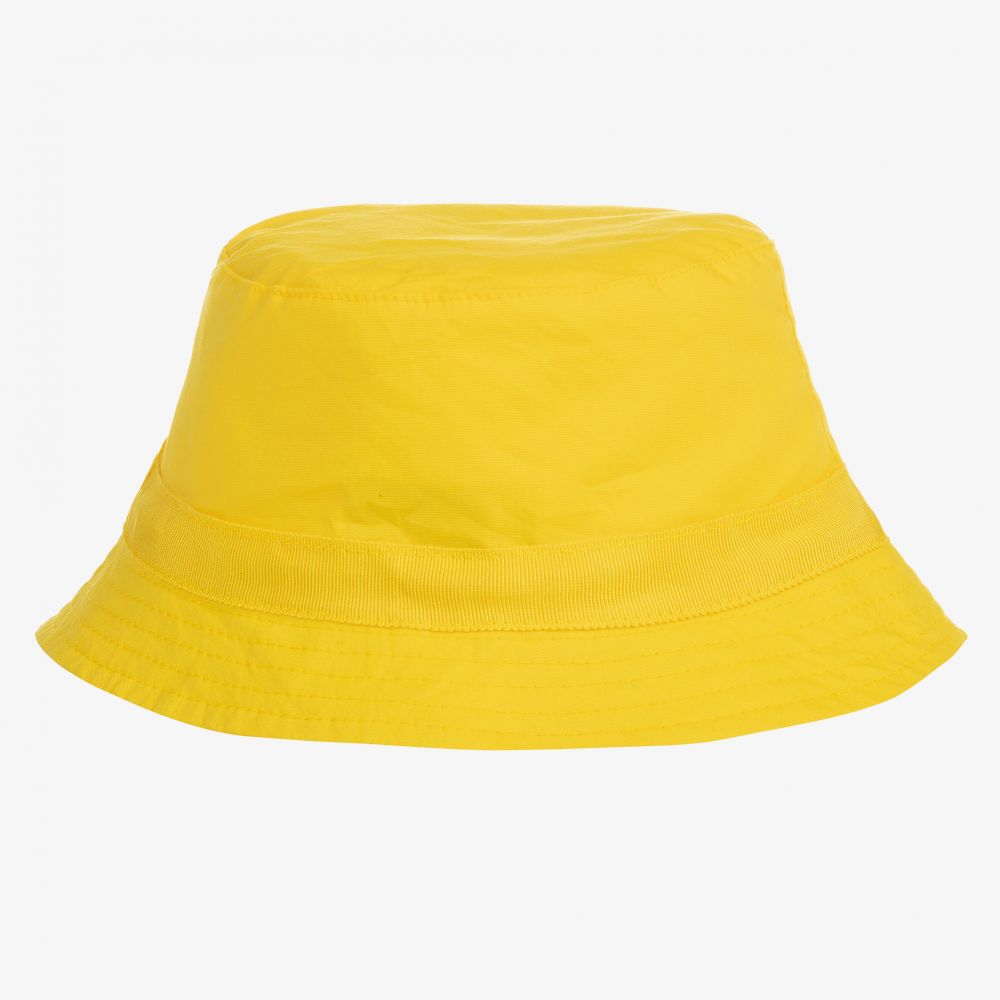 Moschino Baby-Yellow  Teddy Bear Bucket Hat | Childrensalon Outlet
