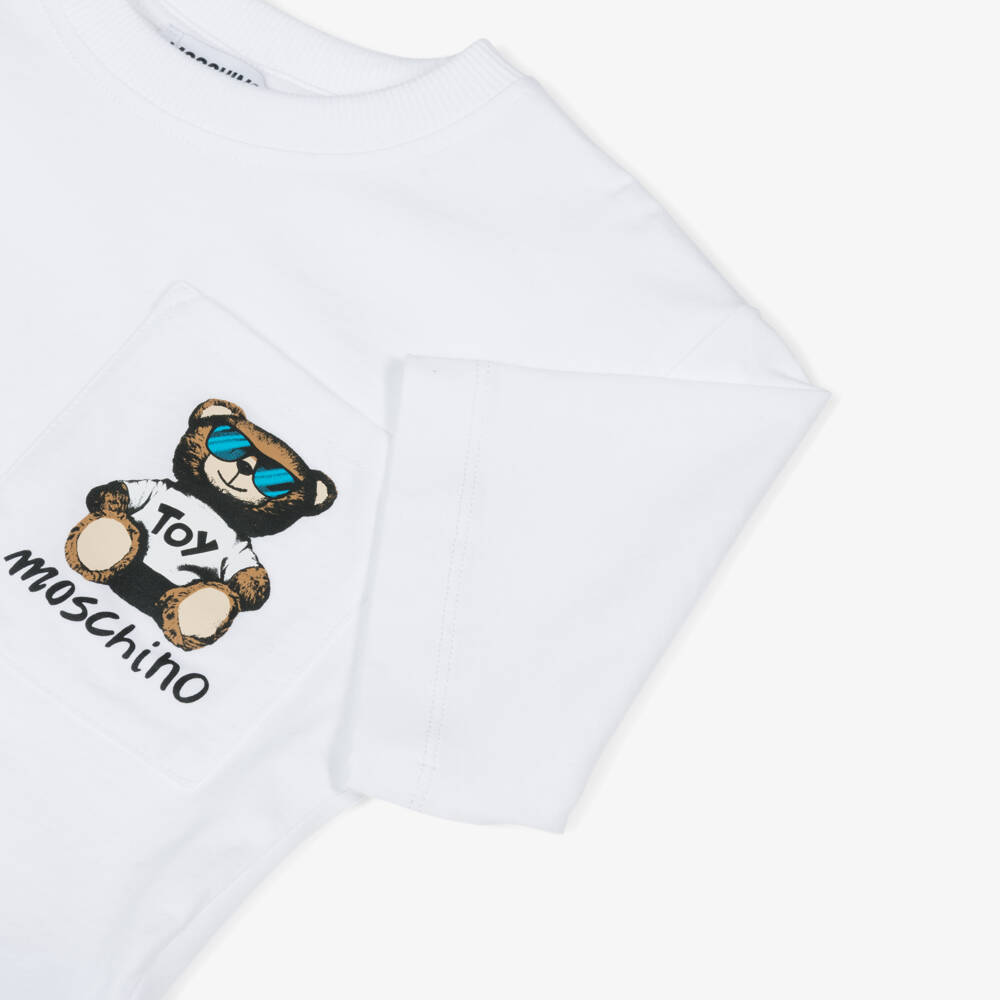 Moschino-Young Boys Cotton Bear Ensemble | Childrensalon Outlet