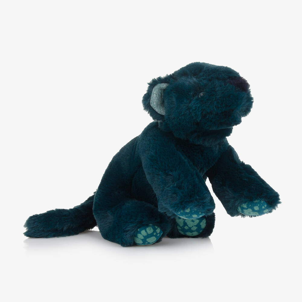 Moulin Roty-Blue Small Panther Soft Toy (26cm) | Childrensalon Outlet