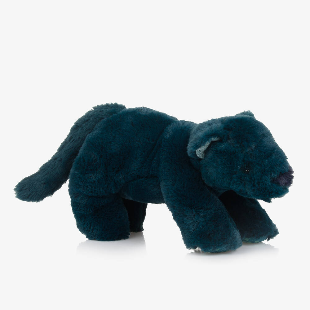 Moulin Roty-Blue Small Panther Soft Toy (26cm) | Childrensalon Outlet