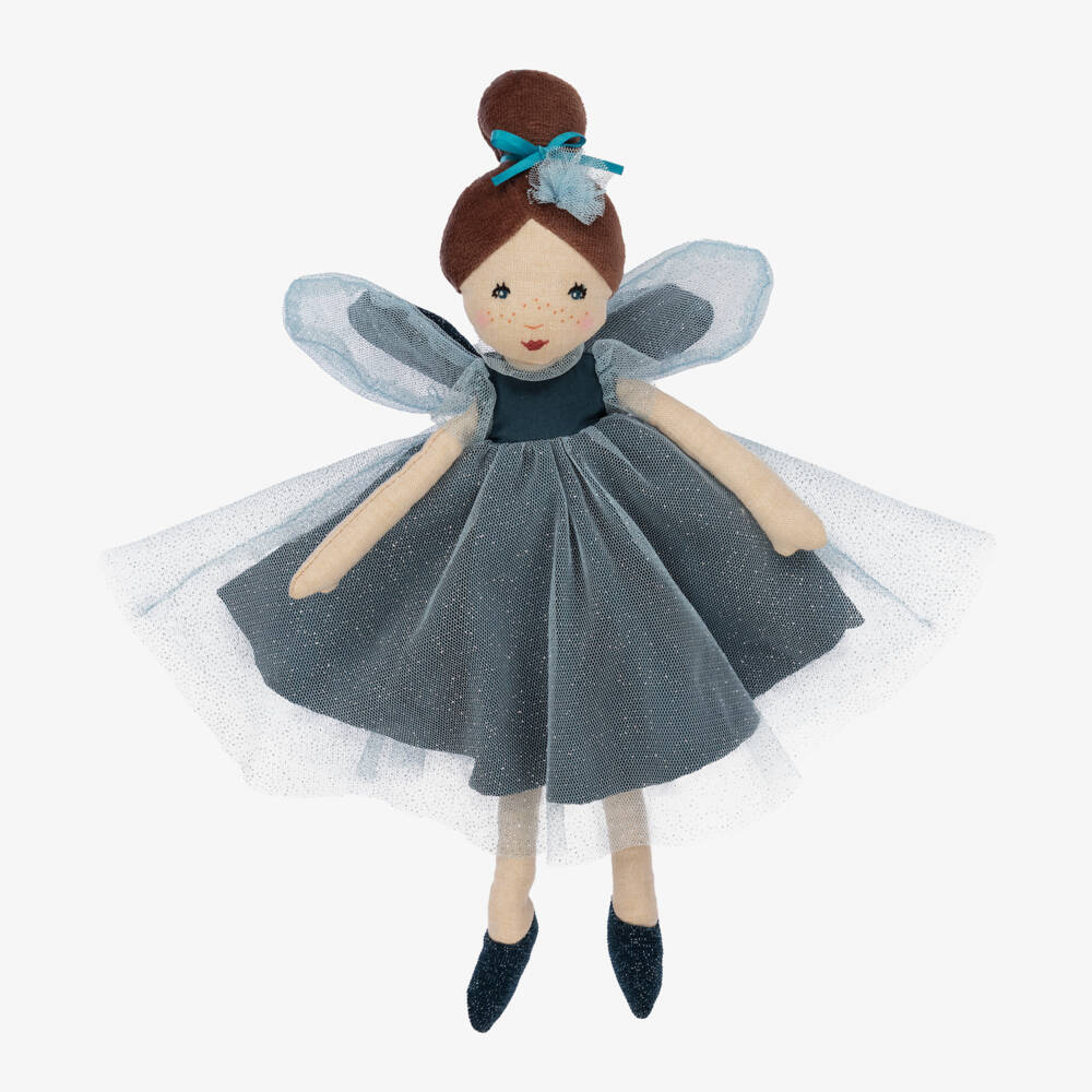 Moulin Roty-Blue Tulle Fairy Doll (30cm) | Childrensalon Outlet