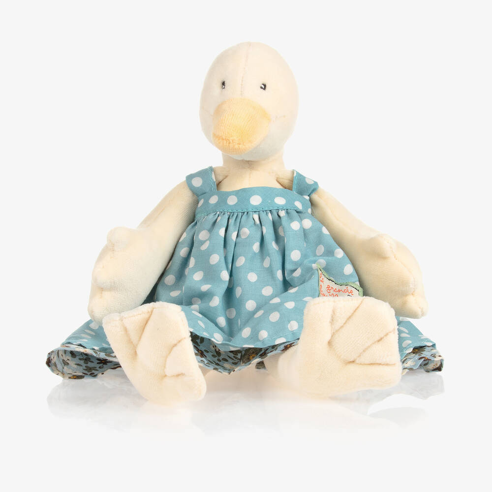 Moulin Roty - Ivory Jeanne Duck Soft Toy (32cm) | Childrensalon