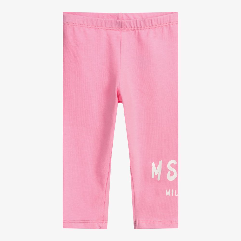 MSGM - Rosa Leggings für kleine Mädchen | Childrensalon