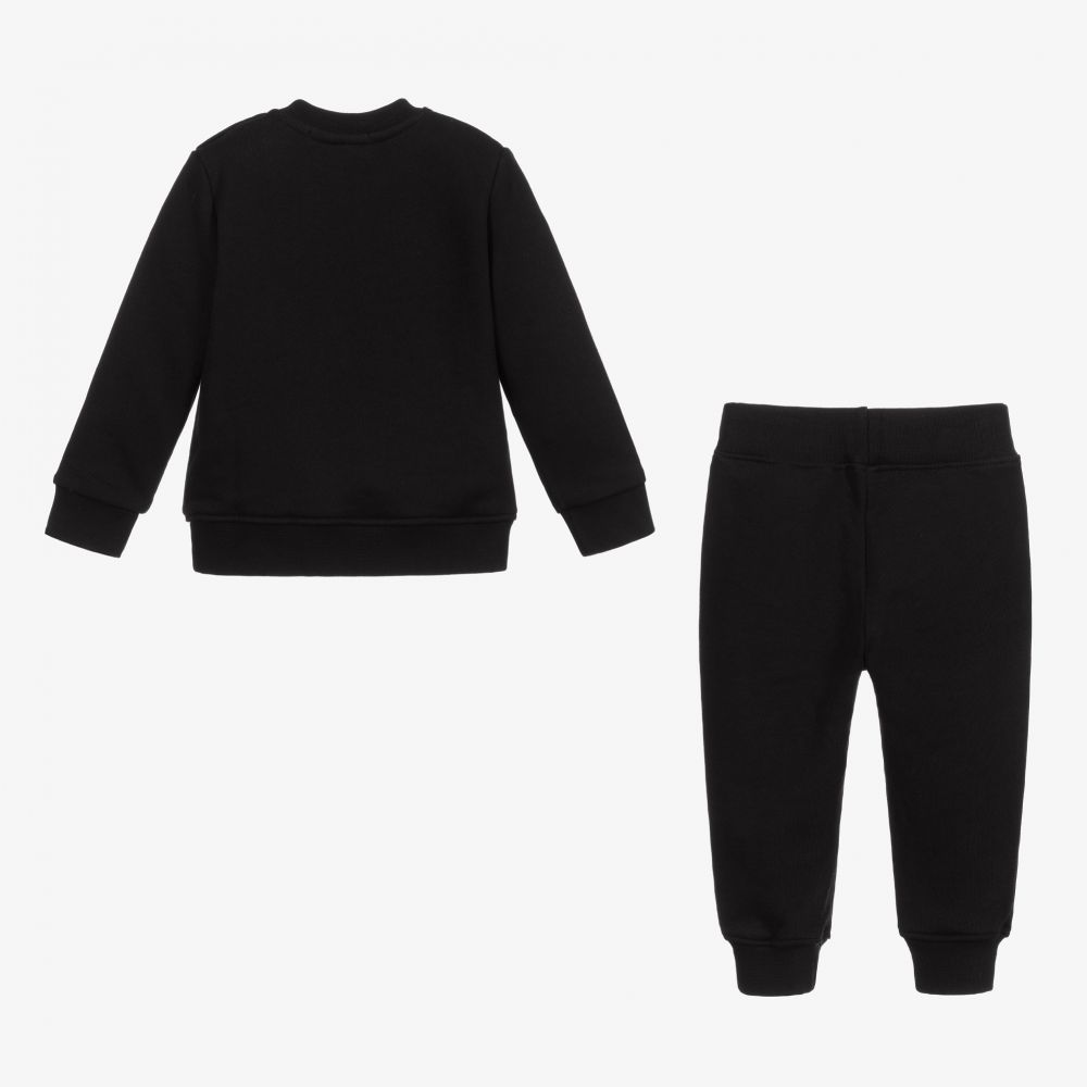 MSGM-Черный спортивный костюм из хлопка | Childrensalon Outlet