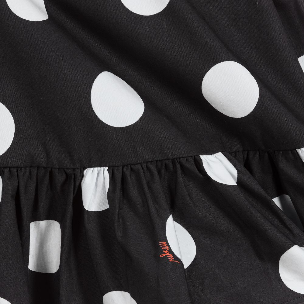 MSGM-Black & White Cotton Skirt | Childrensalon Outlet