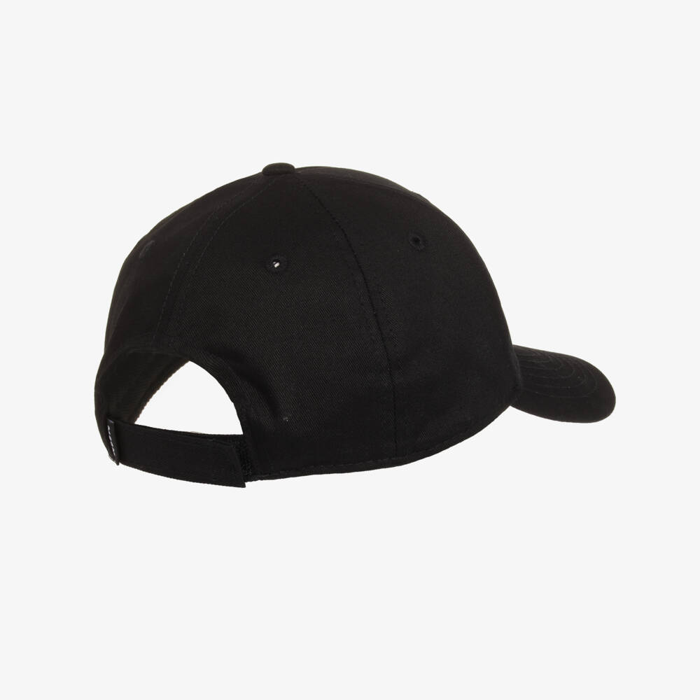 MSGM-Boys Black Twill Embroidered Cap | Childrensalon Outlet