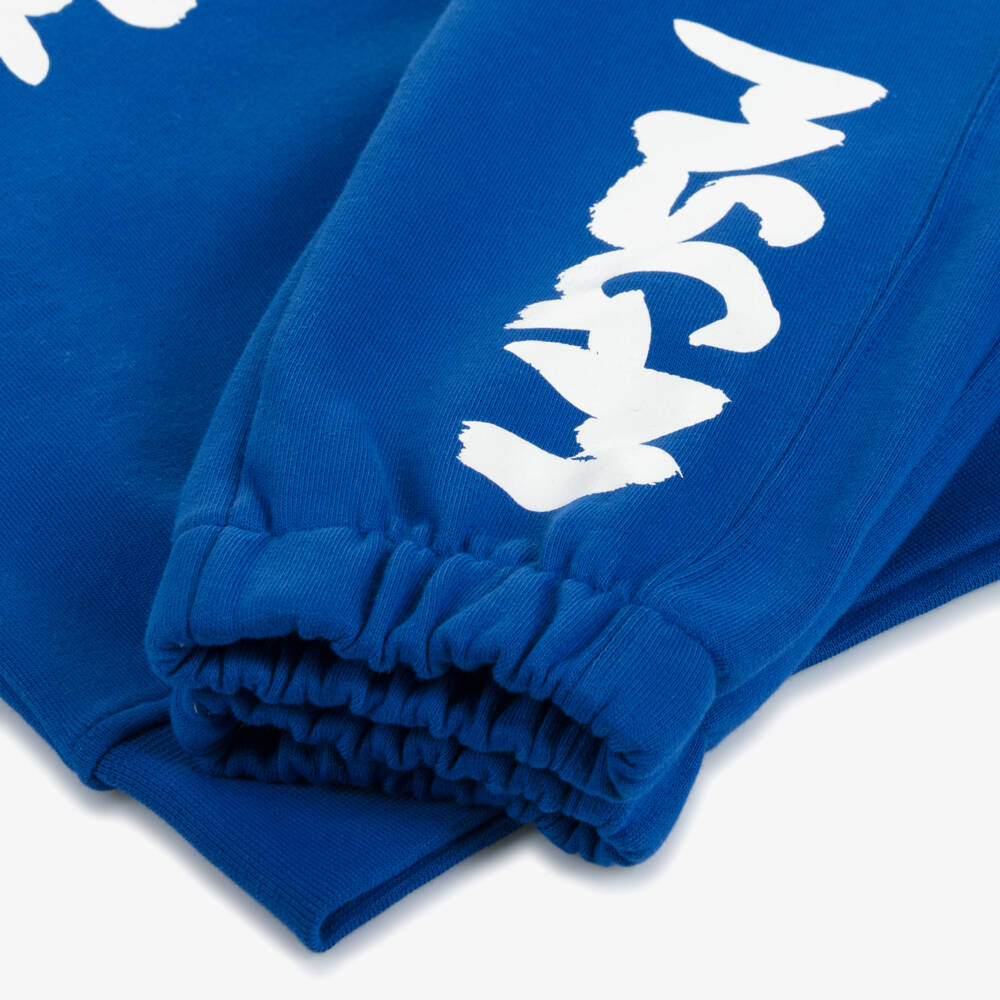 MSGM-بدلة رياضية قطن جيرسي لون أزرق فاتح | Childrensalon Outlet