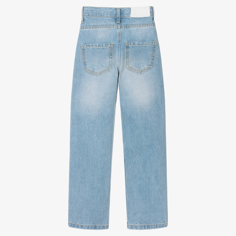MSGM-Голубые джинсы-варенки для мальчиков | Childrensalon Outlet