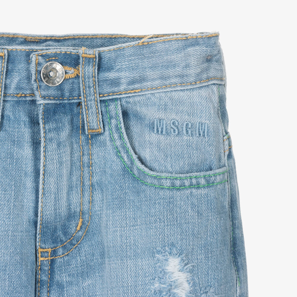 MSGM-Голубые джинсы-варенки для мальчиков | Childrensalon Outlet