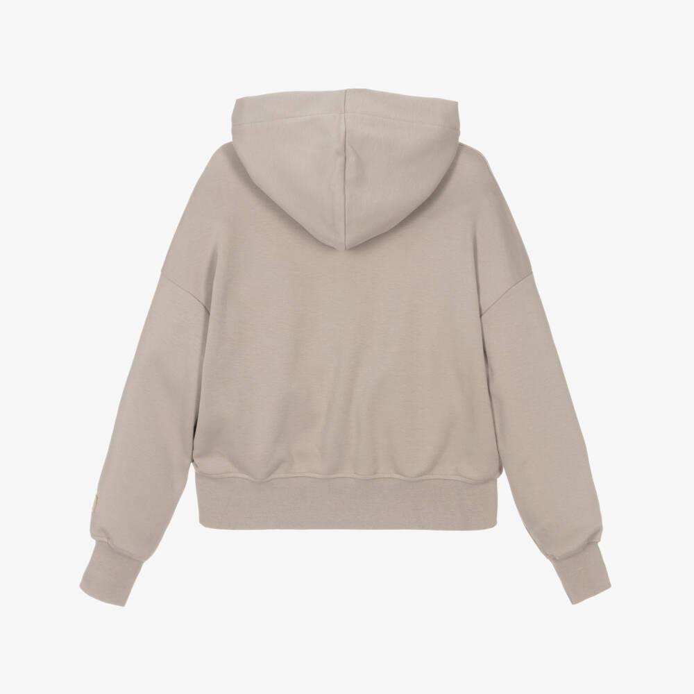 MSGM-Boys Cozy Beige Cotton Pullover | Childrensalon Outlet