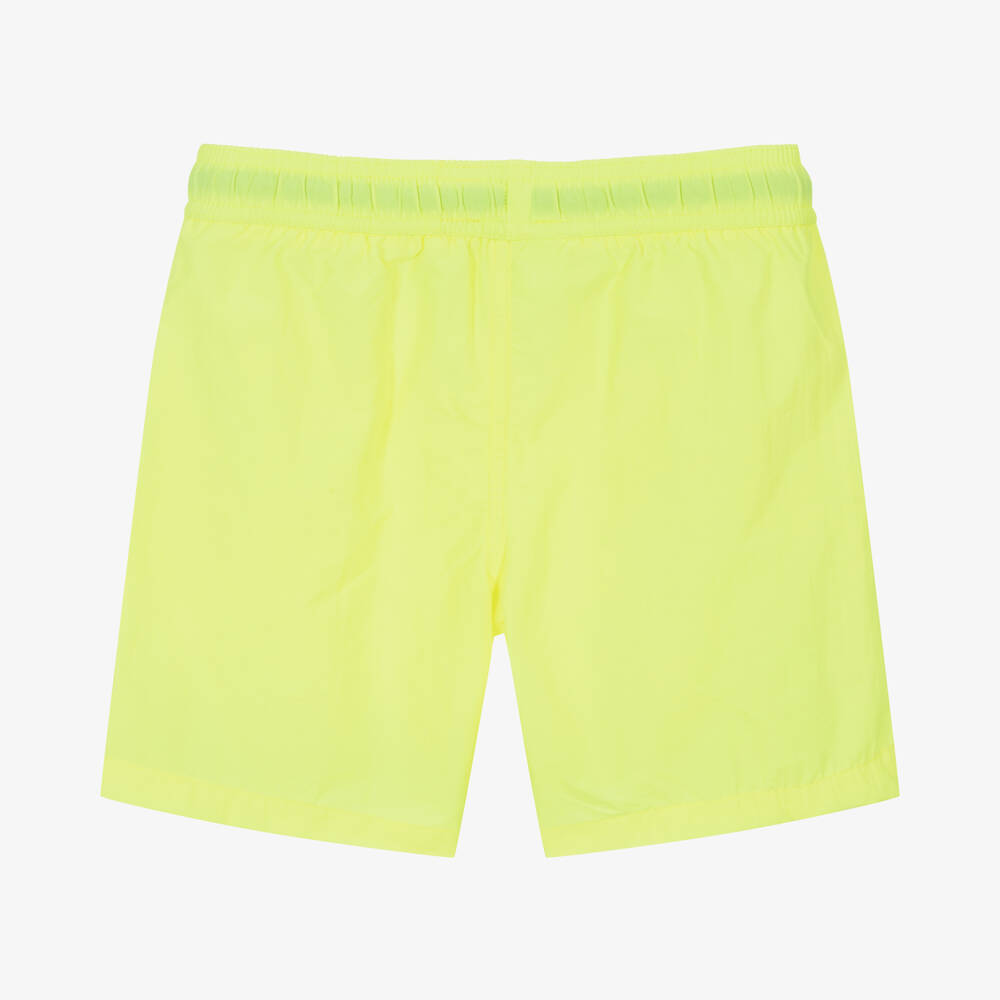 MSGM-شورت سباحة لون أصفر نيون للأولاد | Childrensalon Outlet